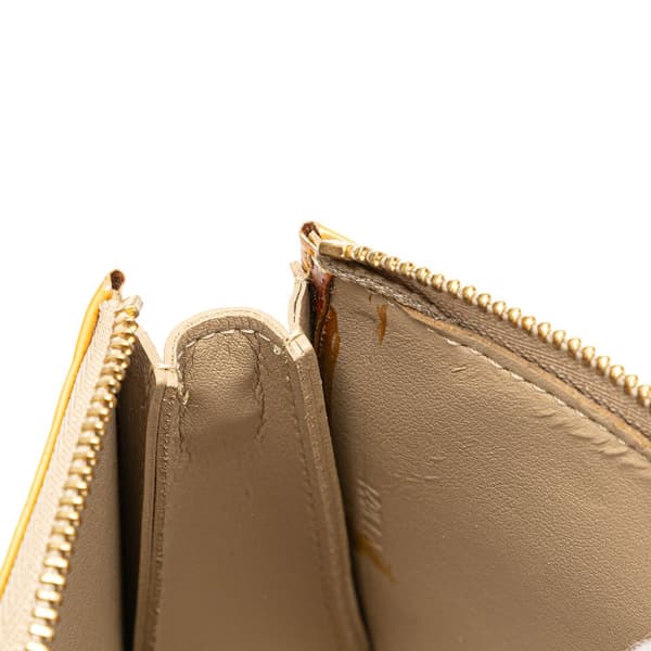 Pre-owned Louis Vuitton Monogram Vernis Pochette Lexington Yellow