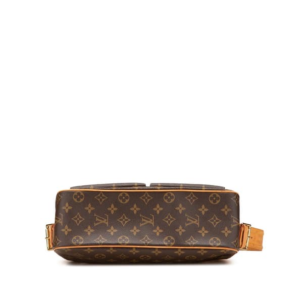 Pre-owned Louis Vuitton Monogram Viva Cite GM Brown