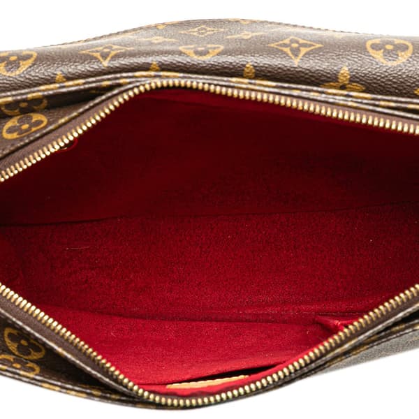 Pre-owned Louis Vuitton Monogram Viva Cite GM Brown