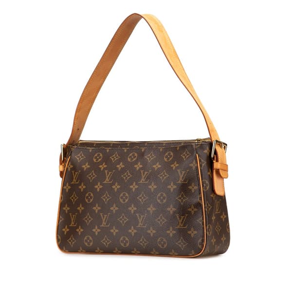 Pre-owned Louis Vuitton Monogram Viva Cite GM Brown
