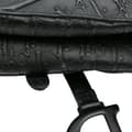 Miniatyrbillede 8 af 10: Pre-owned Dior Oblique Embossed Calfskin Saddle Bag Black