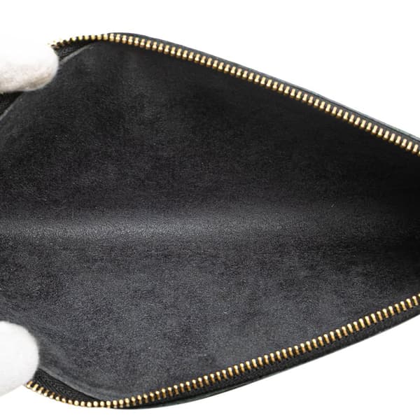 Pre-owned Louis Vuitton Epi Pochette Accessoires Black