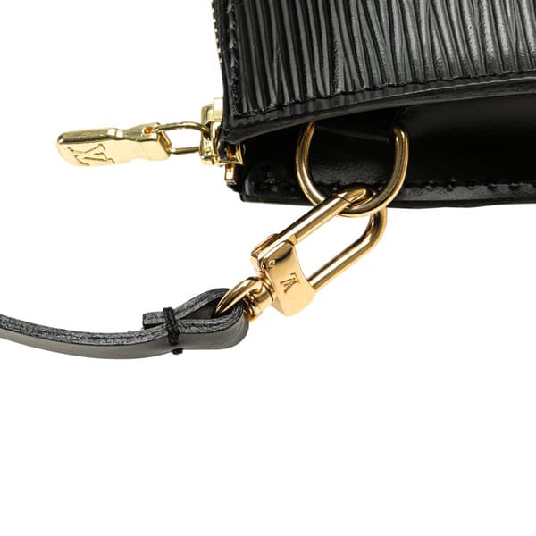 Pre-owned Louis Vuitton Epi Pochette Accessoires Black