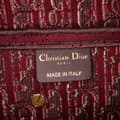 Pikkukuva 5 / 10: Pre-owned Dior Oblique Velvet Embroidered Saddle Bag Red