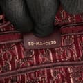 Pikkukuva 6 / 10: Pre-owned Dior Oblique Velvet Embroidered Saddle Bag Red