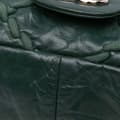 Miniatyrbild 6 av 10: Pre-owned Chanel Medium Quilted Crinkled Calfskin Ultra Stitch Flap Green