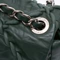 Miniatyrbild 9 av 10: Pre-owned Chanel Medium Quilted Crinkled Calfskin Ultra Stitch Flap Green