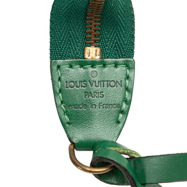 Pre-owned Louis Vuitton Epi Pochette Accessoires Green