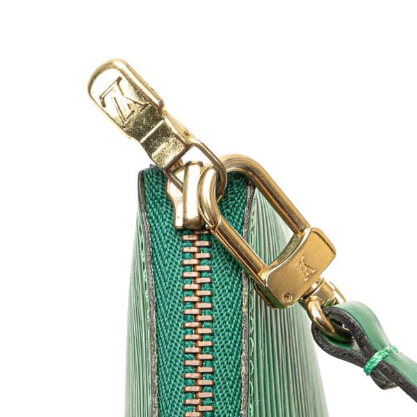 Pre-owned Louis Vuitton Epi Pochette Accessoires Green