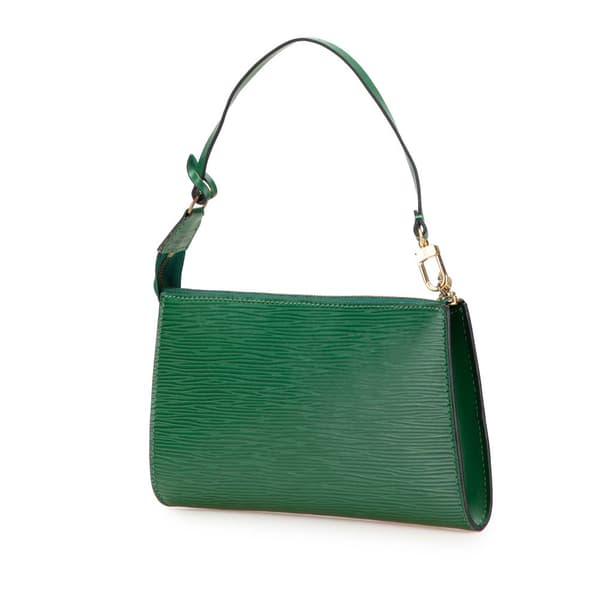 Pre-owned Louis Vuitton Epi Pochette Accessoires Green