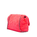 Miniatyrbild 2 av 10: Pre-owned Chanel Medium Quilted Terry Cloth Coco Beach Flap Pink