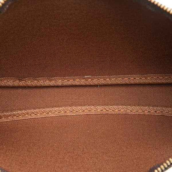 Pre-owned Louis Vuitton Monogram Pochette Accessoires Brown