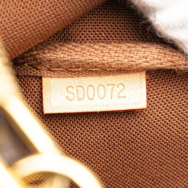 Pre-owned Louis Vuitton Monogram Pochette Accessoires Brown