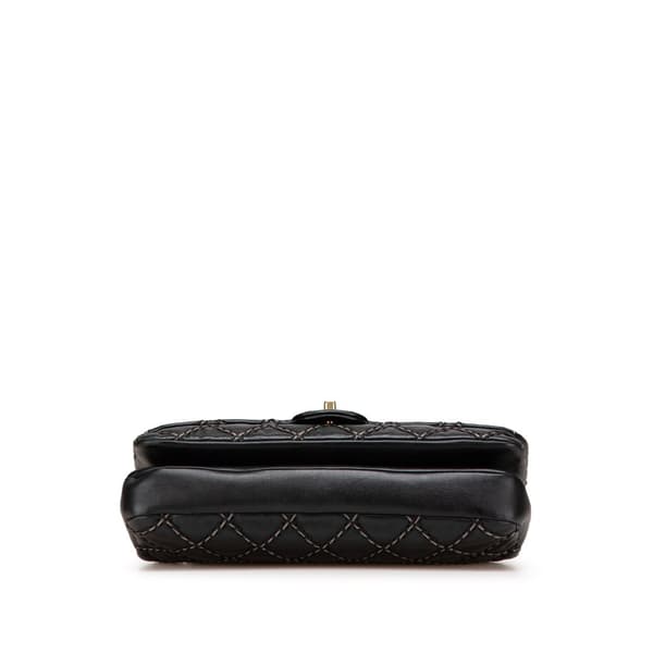 Pre-owned Chanel Paris Dallas Quilted Calfskin Chic Stitch Flap Black