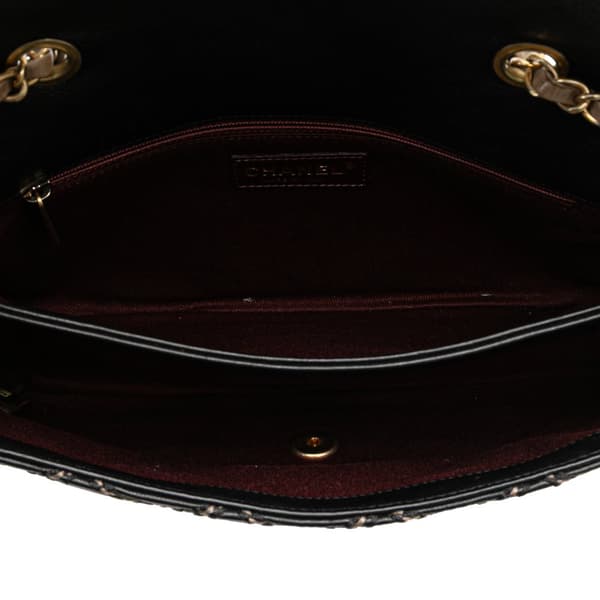 Pre-owned Chanel Paris Dallas Quilted Calfskin Chic Stitch Flap Black