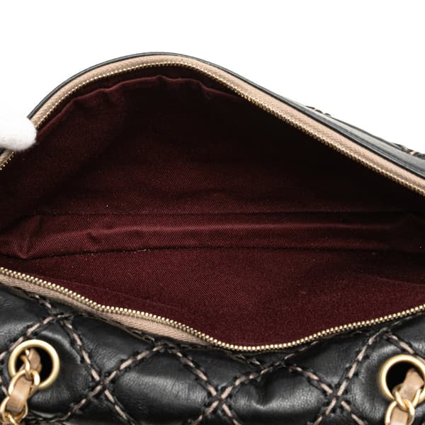 Pre-owned Chanel Paris Dallas Quilted Calfskin Chic Stitch Flap Black