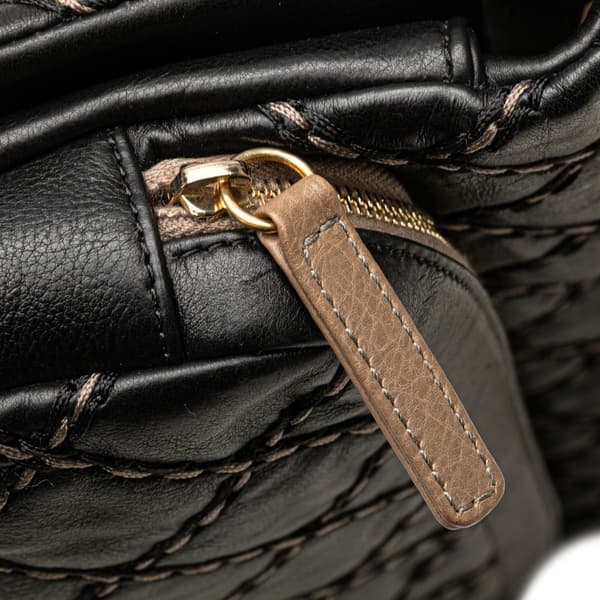 Pre-owned Chanel Paris Dallas Quilted Calfskin Chic Stitch Flap Black