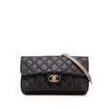Miniatyrbild 1 av 10: Pre-owned Chanel Paris Dallas Quilted Calfskin Chic Stitch Flap Black