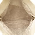 Miniatyrbild 4 av 10: Pre-owned Chanel Lambskin Coco Ball Fold Over Flap White