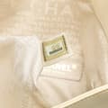 Miniatyrbild 6 av 10: Pre-owned Chanel Lambskin Coco Ball Fold Over Flap White