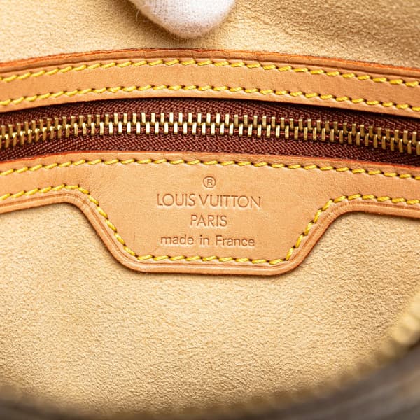 Pre-owned Louis Vuitton Monogram Looping GM Brown