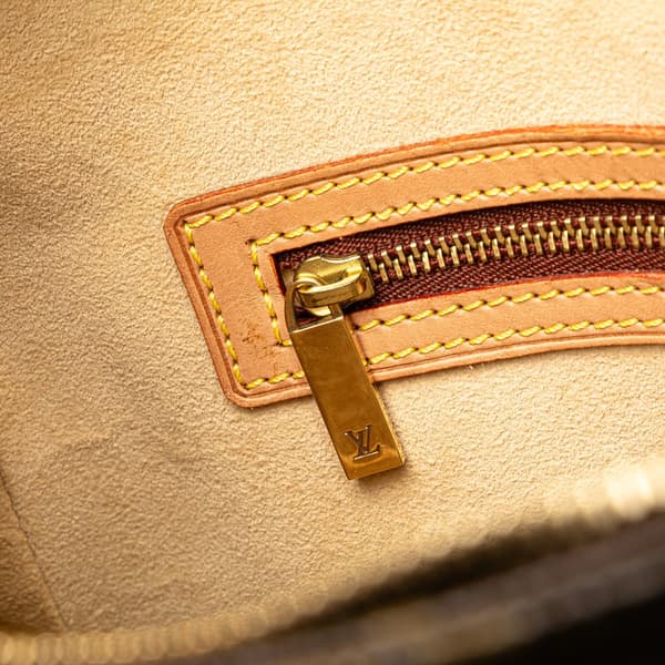Pre-owned Louis Vuitton Monogram Looping GM Brown