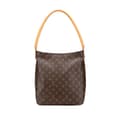 Miniatyrbild 1 av 10: Pre-owned Louis Vuitton Monogram Looping GM Brown
