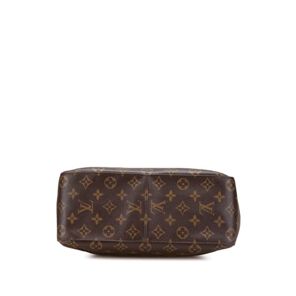 Pre-owned Louis Vuitton Monogram Looping GM Brown