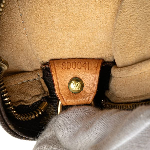 Pre-owned Louis Vuitton Monogram Looping GM Brown