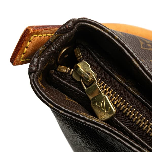 Pre-owned Louis Vuitton Monogram Looping GM Brown