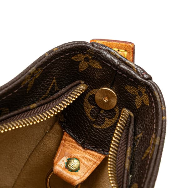 Pre-owned Louis Vuitton Monogram Looping GM Brown