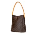 Miniatyrbilde 2 av 10: Pre-owned Louis Vuitton Monogram Looping GM Brown