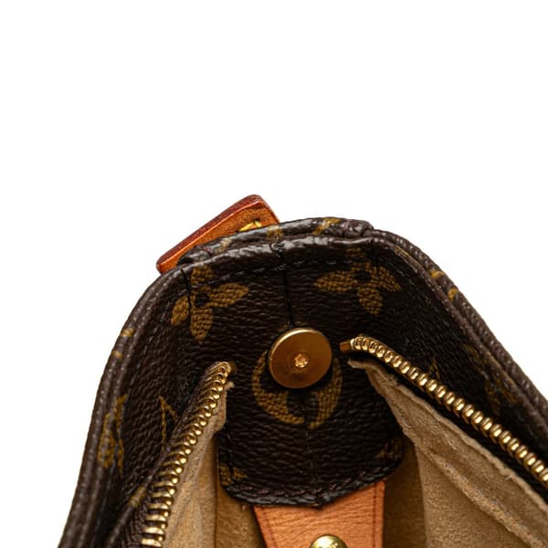 Pre-owned Louis Vuitton Monogram Looping GM Brown