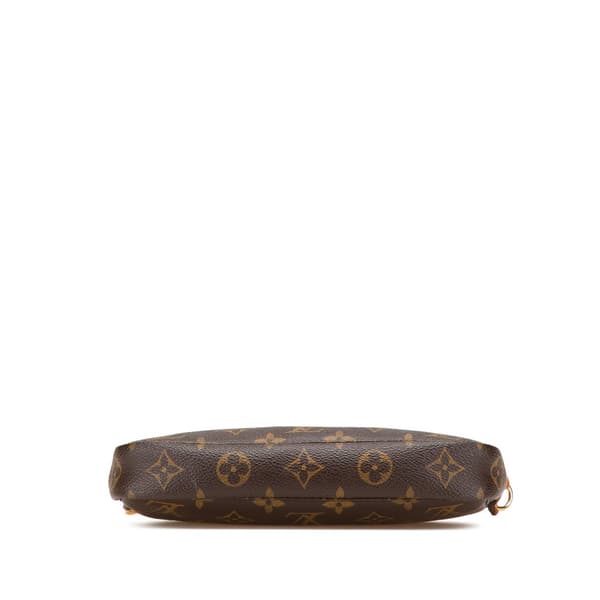 Pre-owned Louis Vuitton Monogram Pochette Accessoires Brown