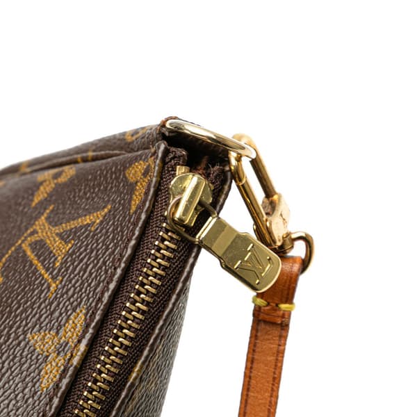 Pre-owned Louis Vuitton Monogram Pochette Accessoires Brown