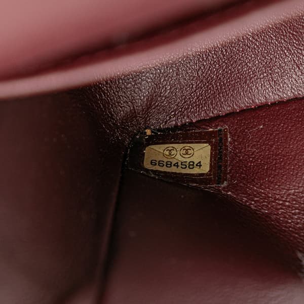 Pre-owned Chanel Medium Classic Lambskin Double Flap Black