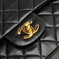 Miniatyrbillede 10 af 10: Pre-owned Chanel Medium Classic Lambskin Double Flap Black