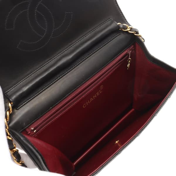 Pre-owned Chanel Quilted Lambskin Single Flap Black