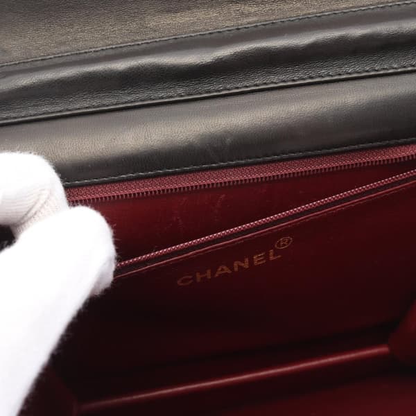 Pre-owned Chanel Quilted Lambskin Single Flap Black