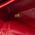 Miniatyrbild 6 av 8: Pre-owned Chanel Classic Caviar East West Single Flap Red