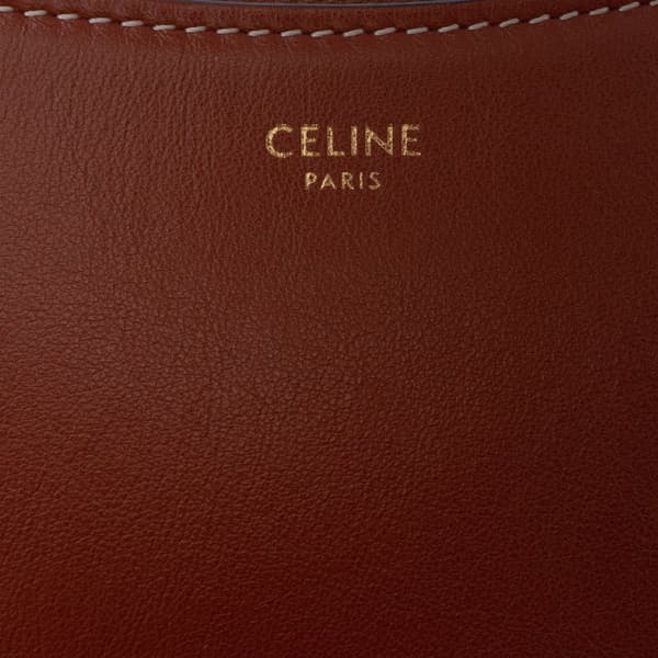 Pre-owned Celine Leather Ava Shoulder Bag Brown