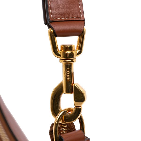 Pre-owned Celine Leather Ava Shoulder Bag Brown