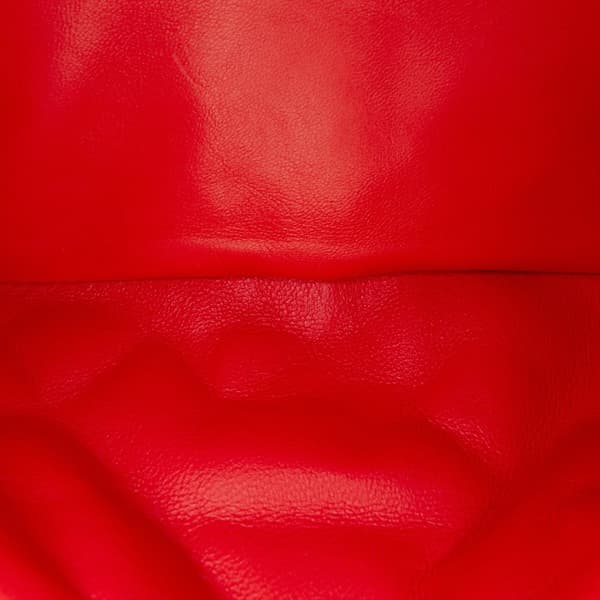 Pre-owned Chanel Medium Classic Lambskin Double Flap Red