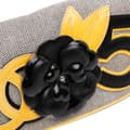 Pikkukuva 4 / 8: Pre-owned Chanel Canvas CC Camellia No. 5 Shoulder Bag Gray