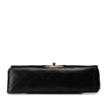 Miniatyrbild 3 av 10: Pre-owned Chanel Medium Classic Lambskin Double Flap Black