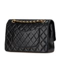 Miniatyrbild 2 av 10: Pre-owned Chanel Medium Classic Lambskin Double Flap Black