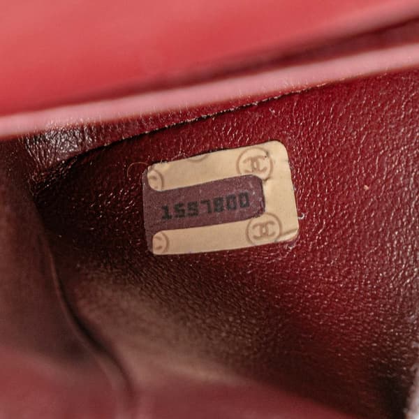Pre-owned Chanel Small Classic Lambskin Double Flap Black