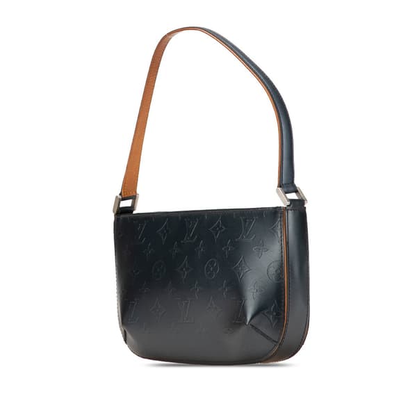 Pre-owned Louis Vuitton Monogram Mat Fowler Blue