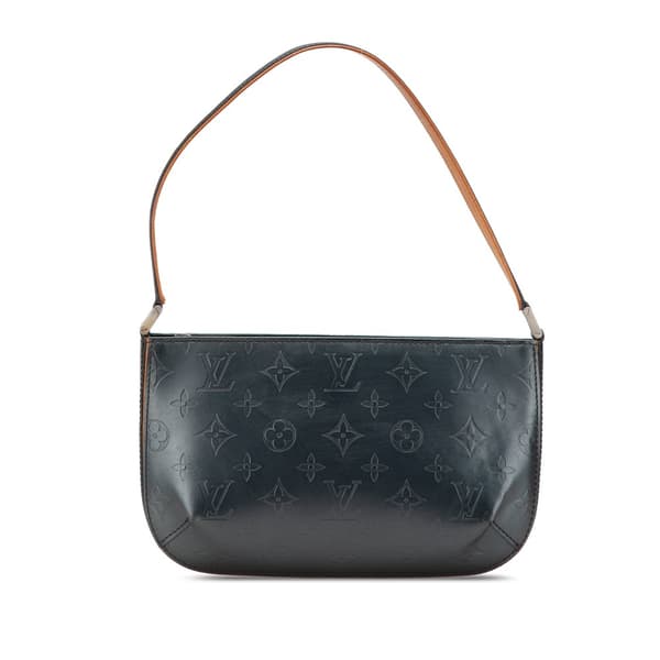 Pre-owned Louis Vuitton Monogram Mat Fowler Blue