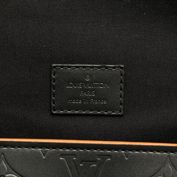 Pre-owned Louis Vuitton Monogram Mat Webster Street Black